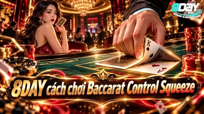 Bàn cược chi tiết và 8DAY cách chơi Baccarat Control Squeeze